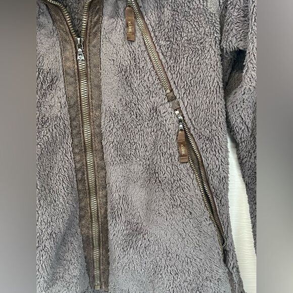 Kuhl | Green Warm Soft Fuzzy Fleece Flight Jacket S - Picture 11 of 13